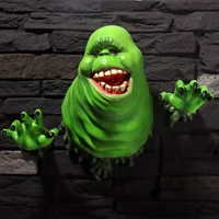 Slimer Statue Breaking Through Wall Hanging Decor